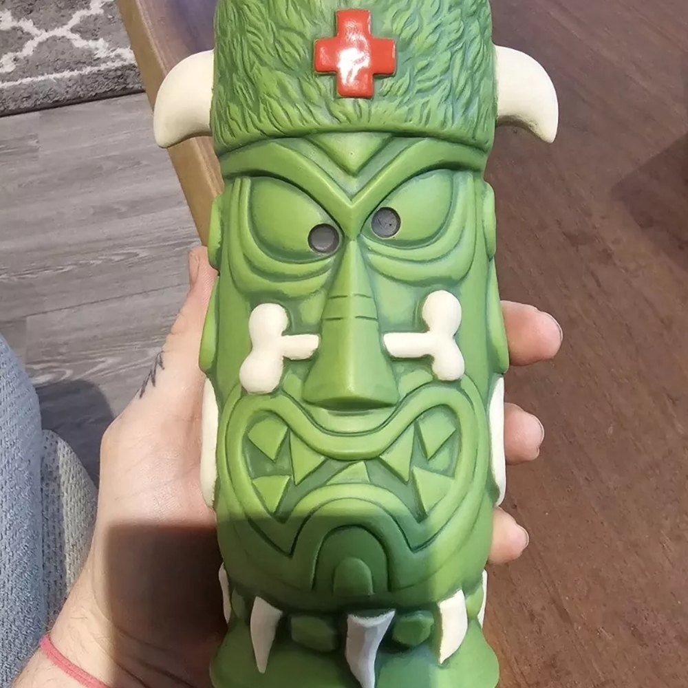 Tiki Farm Mug: Green Witch Doctor